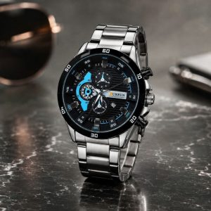 curren 8402 men's chronograph watch curren 8402 মেনস ওয়াচ